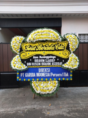 Papan Bunga Duka di Budi Mulya