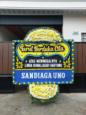 Papan Bunga Duka di Budi Mulya