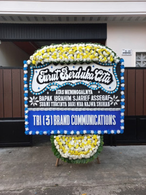 Papan Bunga Duka di Budi Mulya